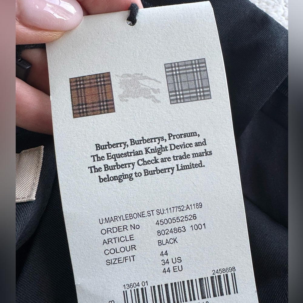 Burberry Uniform Black Dress Pants - Picture 10 of 12